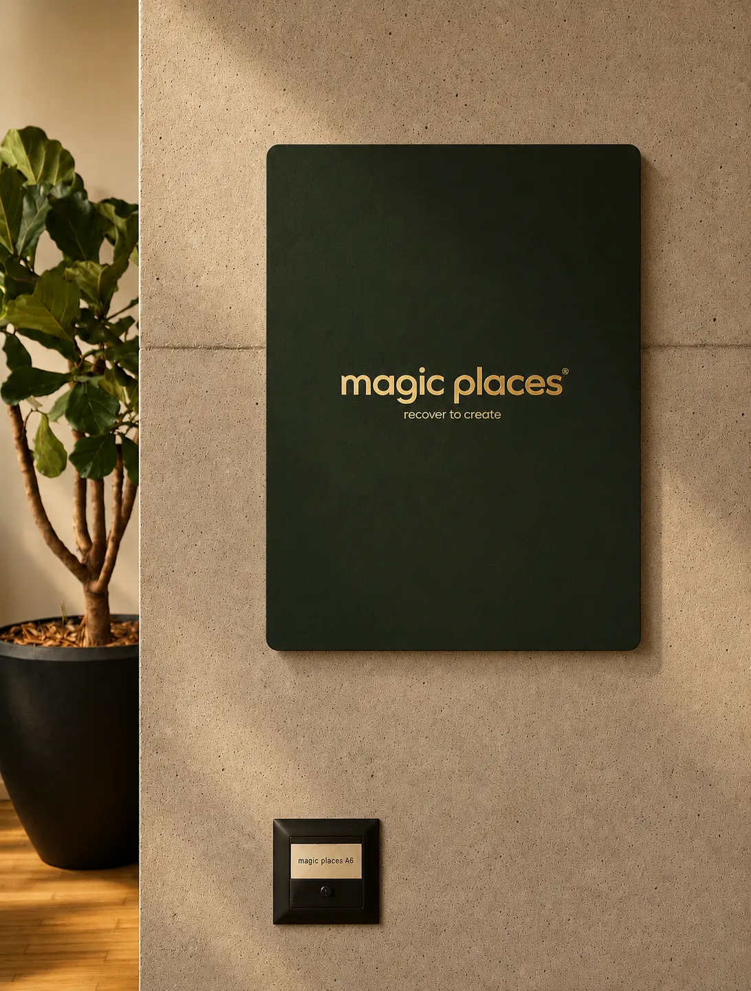 Eingang von magic places® Sursee
